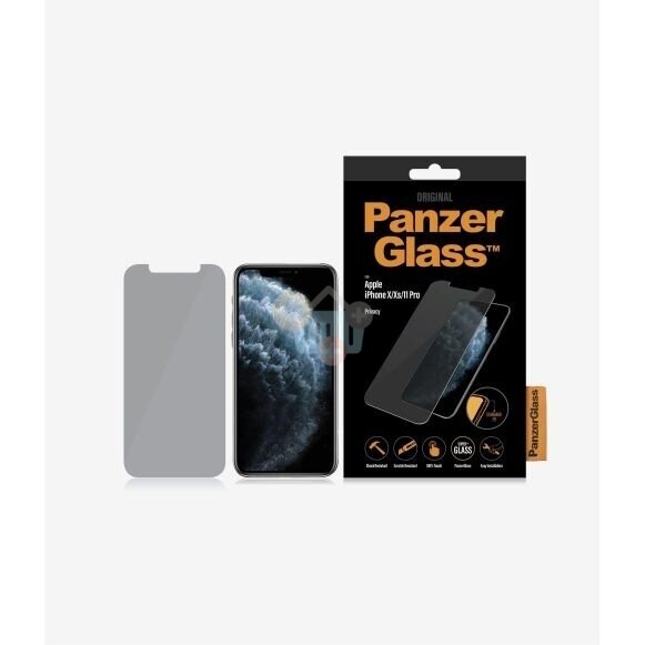 Apsauginis stiklas Apple iPhone X/Xs/11 Pro (Juodas) PanzerGlass Premium +++ TOP Privatumas 1 Apsauginis stiklas Apple iPhone X/Xs/11 Pro (Juodas) PanzerGlass Premium +++ TOP Privatumas 1