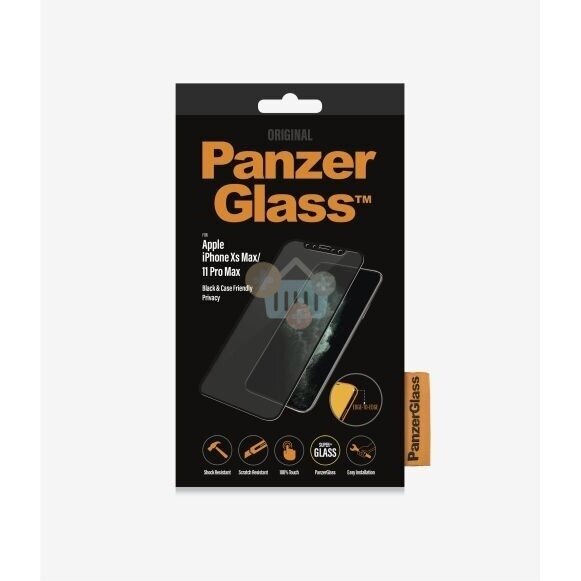 Apsauginis stiklas Apple iPhone X/Xs/11 Pro (Juodas) PanzerGlass Premium +++ TOP Privatumas