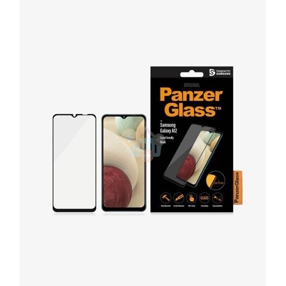Apsauginis stiklas Samsung Galaxy A12 (Juodas) PanzerGlass Premium +++ TOP Saugumas 1 Apsauginis stiklas Samsung Galaxy A12 (Juodas) PanzerGlass Premium +++ TOP Saugumas 1