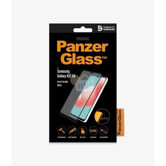Apsauginis stiklas Samsung Galaxy A32 5G (Juodas) PanzerGlass Premium +++ TOP Saugumas Apsauginis stiklas Samsung Galaxy A32 5G (Juodas) PanzerGlass Premium +++ TOP Saugumas