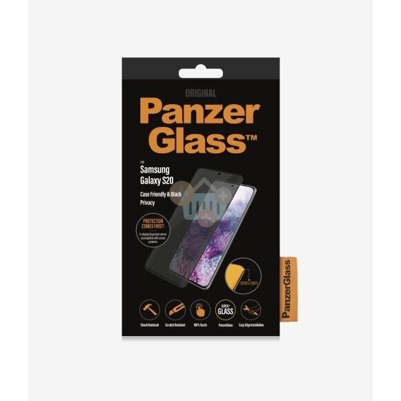 Apsauginis stiklas Samsung Galaxy S20 (Juodas) PanzerGlass Premium +++ TOP Privatumas Apsauginis stiklas Samsung Galaxy S20 (Juodas) PanzerGlass Premium +++ TOP Privatumas