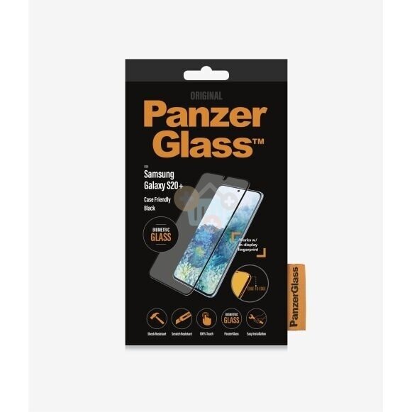 Apsauginis stiklas Samsung Galaxy S20+ (Juodas) PanzerGlass Premium +++ TOP Saugumas