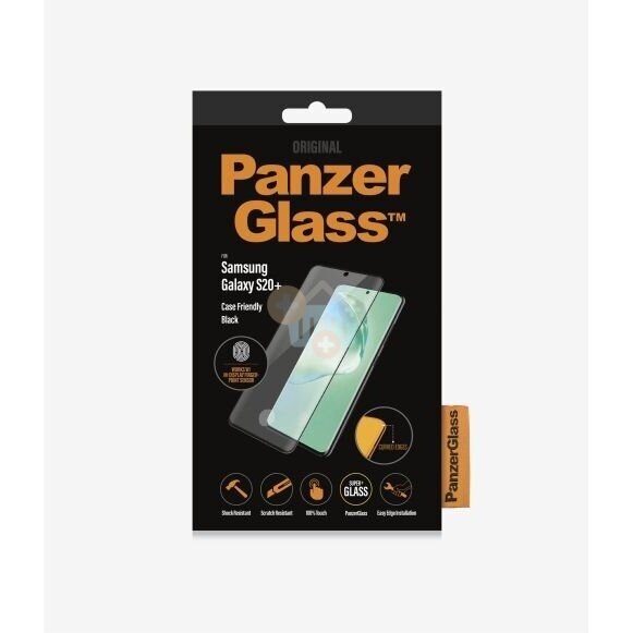 Apsauginis stiklas Samsung Galaxy S20 Plus (Juodas) PanzerGlass Premium +++ TOP Saugumas Apsauginis stiklas Samsung Galaxy S20 Plus (Juodas) PanzerGlass Premium +++ TOP Saugumas