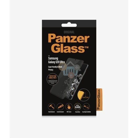 Apsauginis stiklas Samsung Galaxy S20 Ultra (Juodas) PanzerGlass Premium +++ TOP Privatumas Apsauginis stiklas Samsung Galaxy S20 Ultra (Juodas) PanzerGlass Premium +++ TOP Privatumas