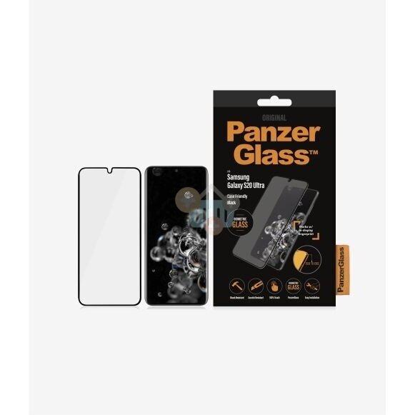 Apsauginis stiklas Samsung Galaxy S20 Ultra (Juodas) PanzerGlass Premium +++ TOP Saugumas 1 Apsauginis stiklas Samsung Galaxy S20 Ultra (Juodas) PanzerGlass Premium +++ TOP Saugumas 1