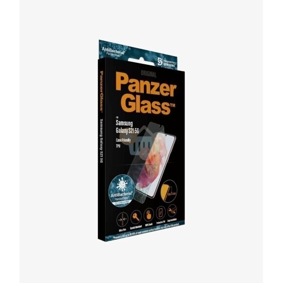 Apsauginis stiklas Samsung Galaxy S21 (Skaidrus) PanzerGlass Premium +++ TOP Saugumas 2