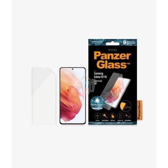 Apsauginis stiklas Samsung Galaxy S21 (Skaidrus) PanzerGlass Premium +++ TOP Saugumas 1
