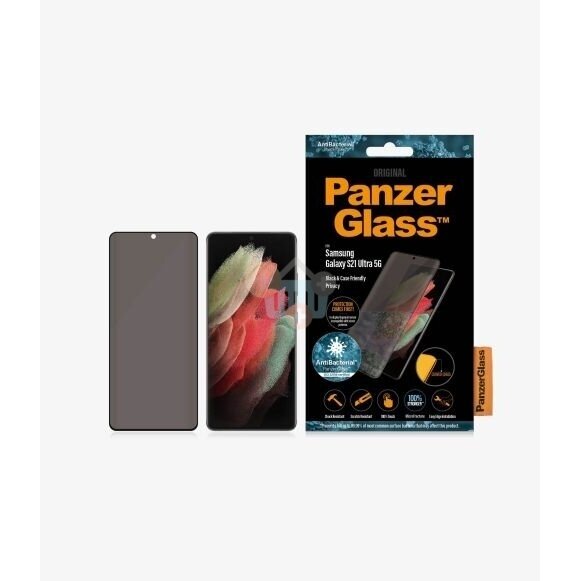 Apsauginis stiklas Samsung Galaxy S21 Ultra (Juodas) PanzerGlass Premium +++ TOP Privatumas 1 Apsauginis stiklas Samsung Galaxy S21 Ultra (Juodas) PanzerGlass Premium +++ TOP Privatumas 1