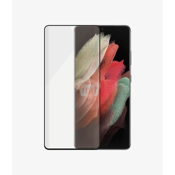 Apsauginis stiklas Samsung Galaxy S21 Ultra (Juodas) PanzerGlass Premium +++ TOP Saugumas 5
