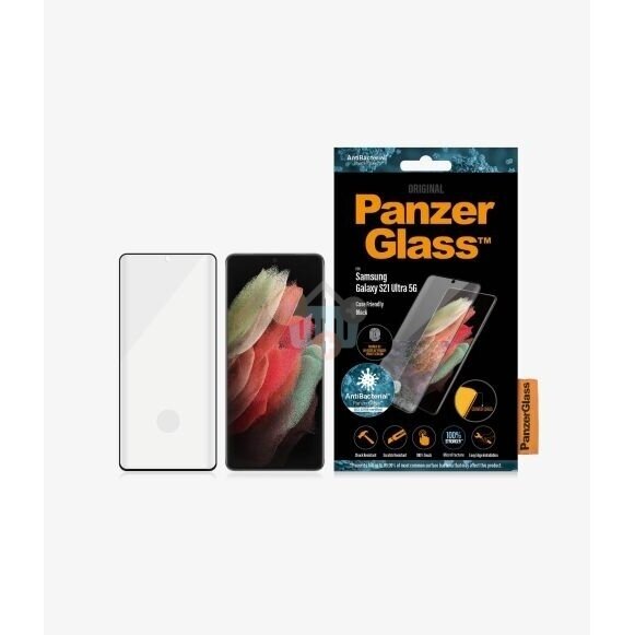 Apsauginis stiklas Samsung Galaxy S21 Ultra (Juodas) PanzerGlass Premium +++ TOP Saugumas 1 Apsauginis stiklas Samsung Galaxy S21 Ultra (Juodas) PanzerGlass Premium +++ TOP Saugumas 1