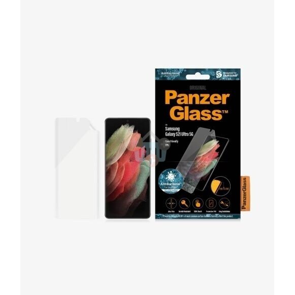 Apsauginis stiklas Samsung Galaxy S21 Ultra (Skaidrus) PanzerGlass Premium +++ TOP Saugumas 1