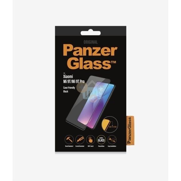 Apsauginis stiklas Xiaomi Mi 9T (Juodas) PanzerGlass Premium +++ TOP Saugumas Apsauginis stiklas Xiaomi Mi 9T (Juodas) PanzerGlass Premium +++ TOP Saugumas