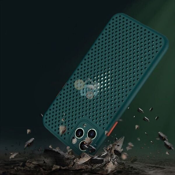 Apple iPhone 11 dėklas Breath Case (žalias) +++ TOP Komfortas 2