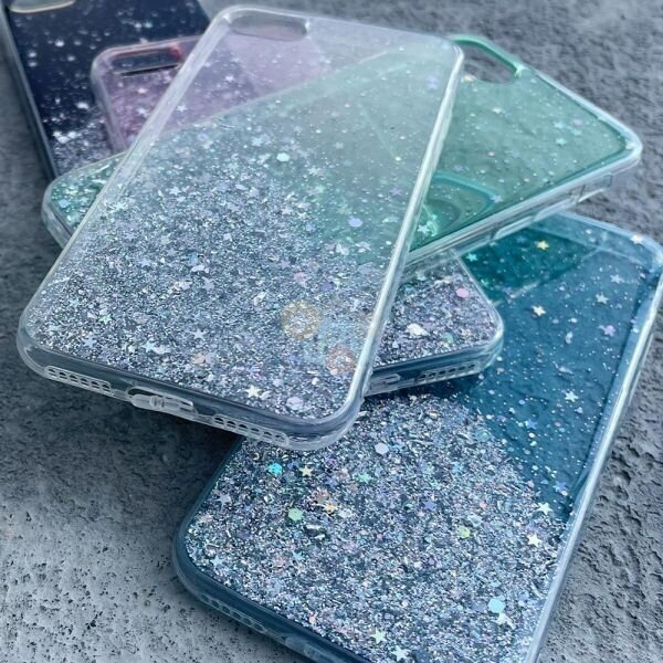 Samsung Galaxy A52s 5G / A52 5G / A52 4G dėklas Wozinsky Star Glitter (juodas) +++ TOP Dizainas 5 Samsung Galaxy A52s 5G / A52 5G / A52 4G dėklas Wozinsky Star Glitter (juodas) +++ TOP Dizainas 5