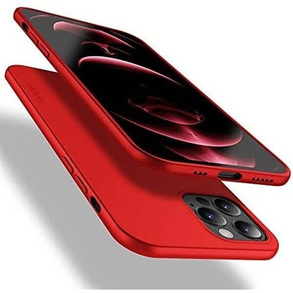 Apple iPhone 12 Pro Max dėklas X-Level Guardian (raudonas) +++ TOP Komfortas Apple iPhone 12 Pro Max dėklas X-Level Guardian (raudonas) +++ TOP Komfortas