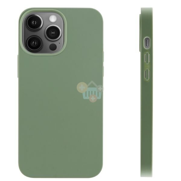 Apple iPhone 13 Pro dėklas BeHello Eco-friendly Gel (žalias) +++ TOP Tvarumas 1