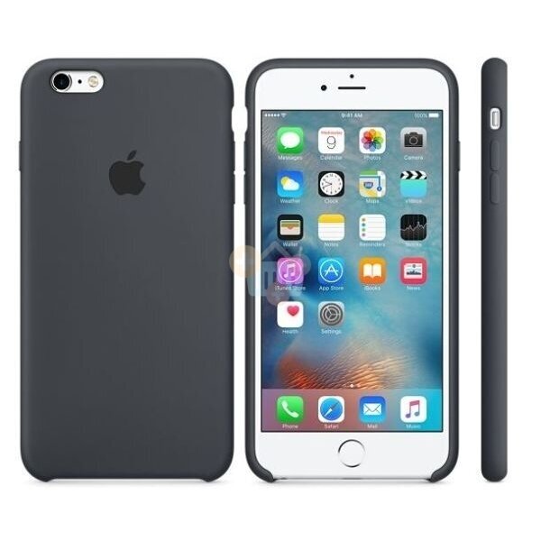 Apple iPhone 6 silikoninis dėklas (pilkas) +++ TOP Kokybė 1 Apple iPhone 6 silikoninis dėklas (pilkas) +++ TOP Kokybė 1