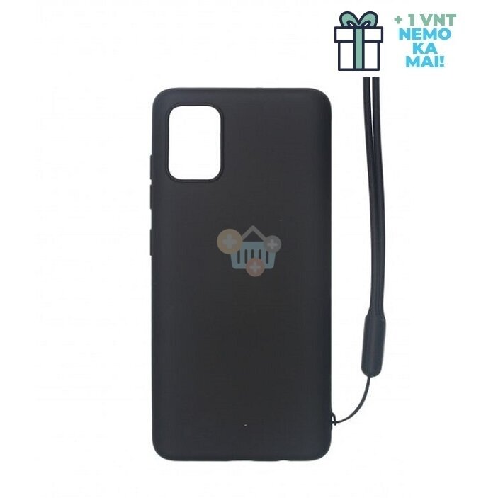 Samsung Galaxy A71 dėklas Just Must Candy Silicone (juodas) +++ TOP Balansas +1 vnt. NEMOKAMAI! Samsung Galaxy A71 dėklas Just Must Candy Silicone (juodas) +++ TOP Balansas +1 vnt. NEMOKAMAI!