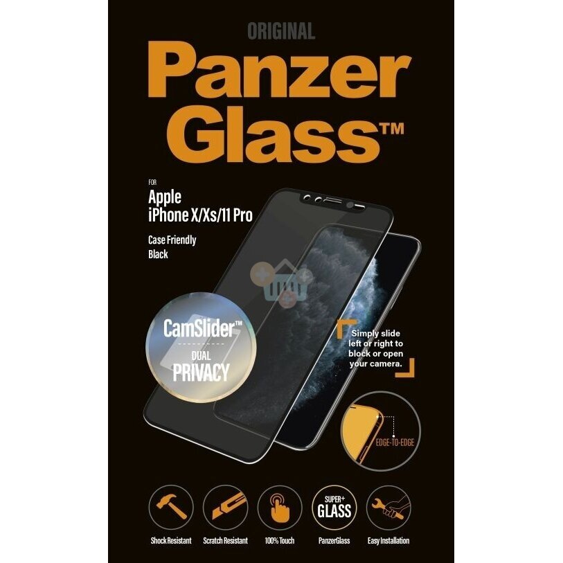 Apsauginis stiklas Apple iPhone X/Xs/11 Pro (Skaidrus) PanzerGlass Premium +++ TOP Privatumas Apsauginis stiklas Apple iPhone X/Xs/11 Pro (Skaidrus) PanzerGlass Premium +++ TOP Privatumas