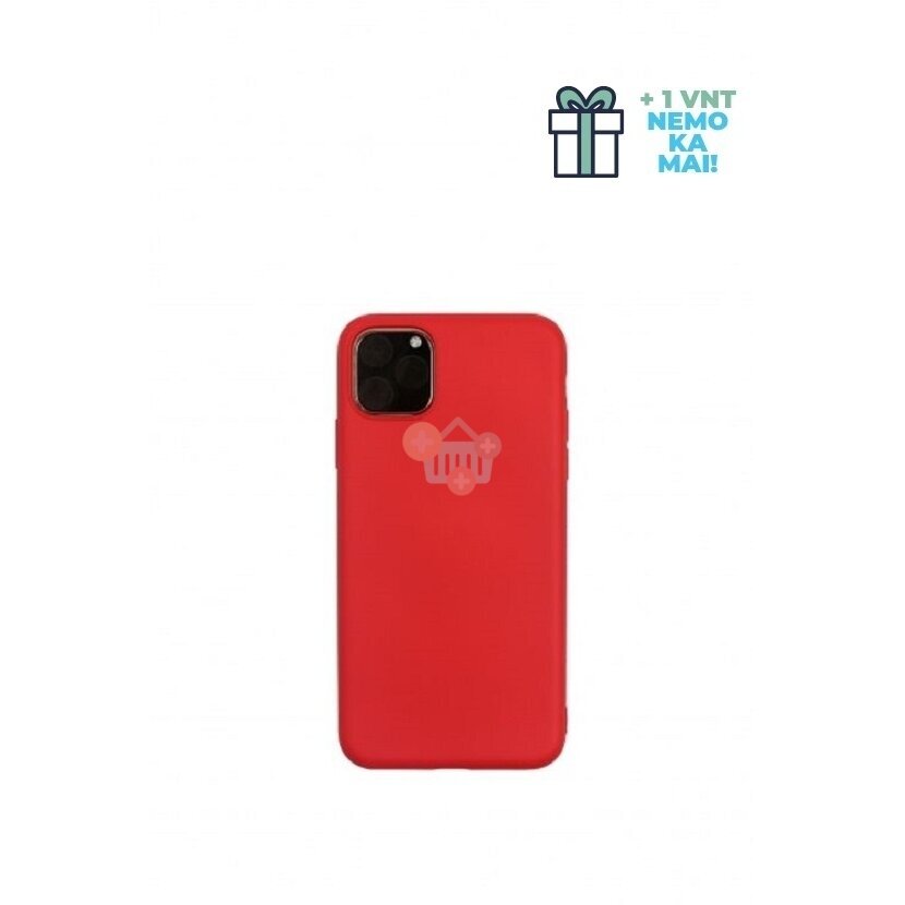 Apple iPhone 11 Pro dėklas Just Must Candy Silicone (raudonas) +++ TOP Balansas +1 vnt. NEMOKAMAI! Apple iPhone 11 Pro dėklas Just Must Candy Silicone (raudonas) +++ TOP Balansas +1 vnt. NEMOKAMAI!