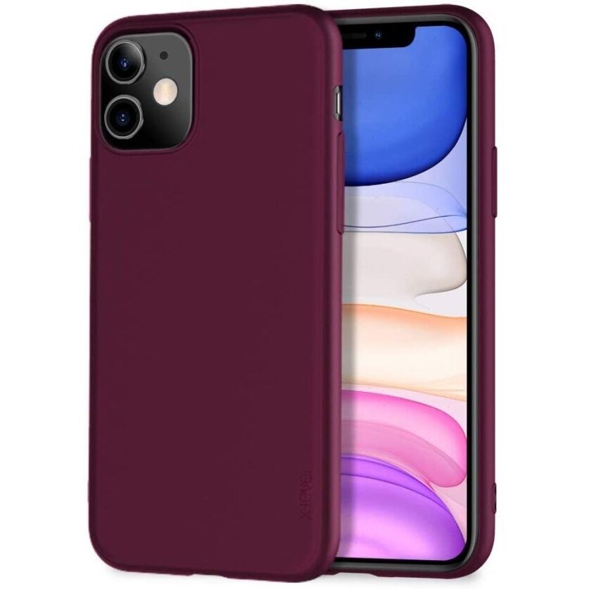 Apple iPhone 11 dėklas X-Level Guardian (bordo) +++ TOP Komfortas Apple iPhone 11 dėklas X-Level Guardian (bordo) +++ TOP Komfortas