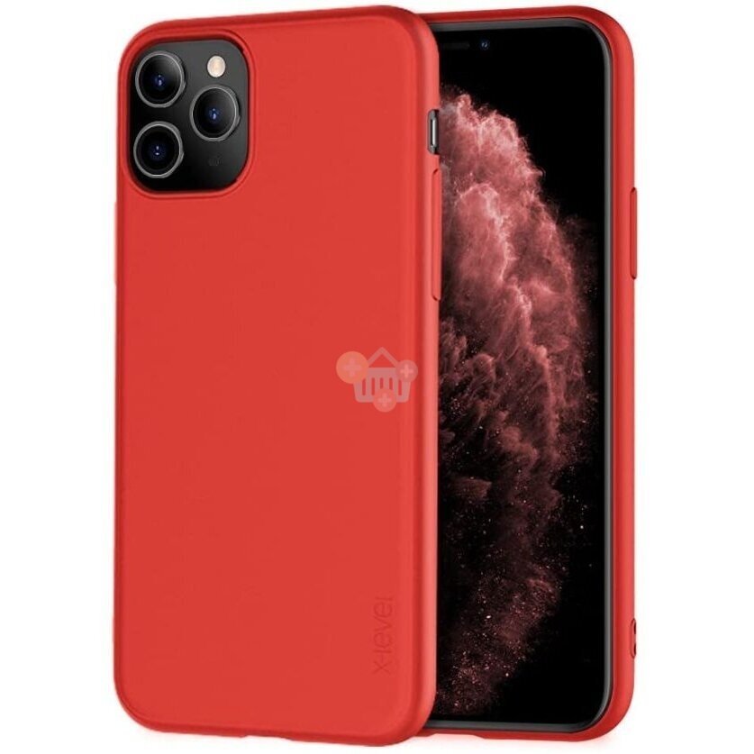 Apple iPhone 11 Pro Max dėklas X-Level Guardian (raudonas) +++ TOP Komfortas Apple iPhone 11 Pro Max dėklas X-Level Guardian (raudonas) +++ TOP Komfortas