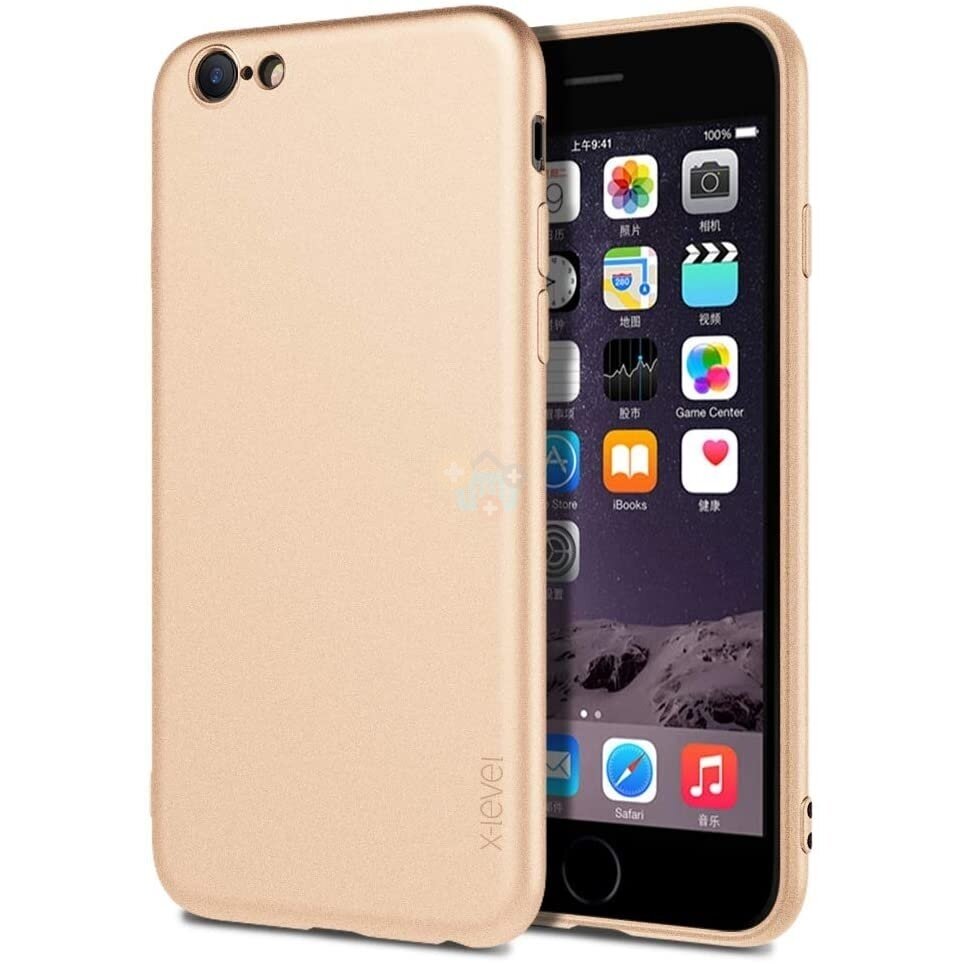 Apple iPhone 6/6S dėklas X-Level Guardian (auksinis) +++ TOP Komfortas Apple iPhone 6/6S dėklas X-Level Guardian (auksinis) +++ TOP Komfortas