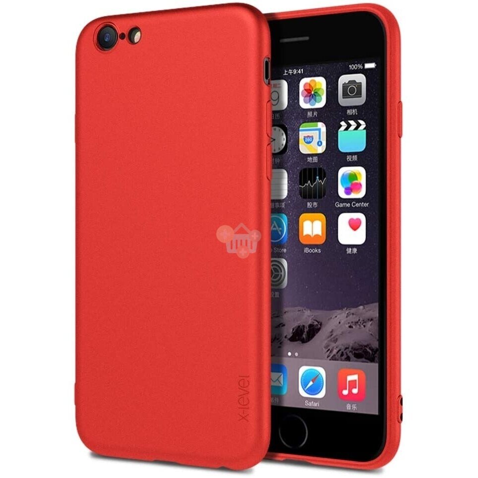 Apple iPhone 6/6S dėklas X-Level Guardian (raudonas) +++ TOP Komfortas Apple iPhone 6/6S dėklas X-Level Guardian (raudonas) +++ TOP Komfortas