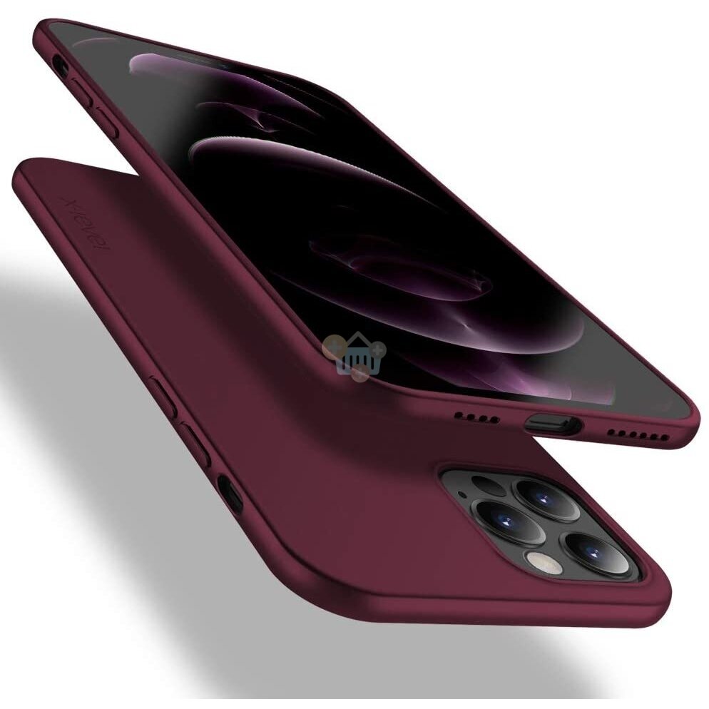 Apple iPhone 12, 12 Pro dėklas X-Level Guardian (bordo) +++ TOP Komfortas 1
