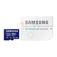 Atminties kortelė Samsung PRO Plus 128 GB microSDXC su adapteriu