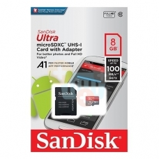 Atminties kortelė Sandisk ULTRA PLUS microSDXC 8GB UHS-I