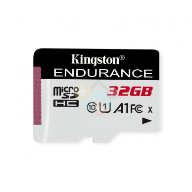 Atminties kortelė KINGSTON Endurance microSDXC 32GB UHS-I Atminties kortelė KINGSTON Endurance microSDXC 32GB UHS-I