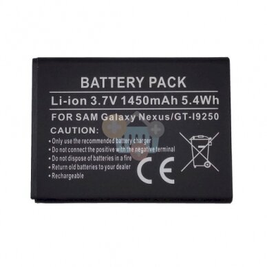Baterija Samsung i9250 (Galaxy Nexus), High Capacity Baterija Samsung i9250 (Galaxy Nexus), High Capacity