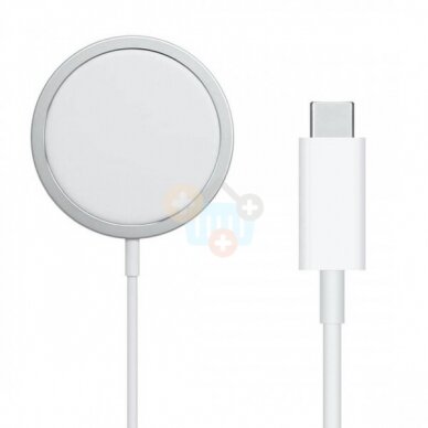 Belaidis įkroviklis Apple MagSafe 20W, baltas (A2140) +++ TOP kokybė 1