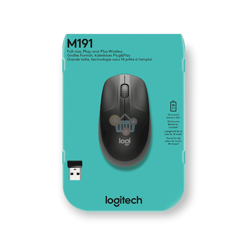 Belaidė pelė Logitech M190 juoda +++ TOP balansas 2 Belaidė pelė Logitech M190 juoda +++ TOP balansas 2