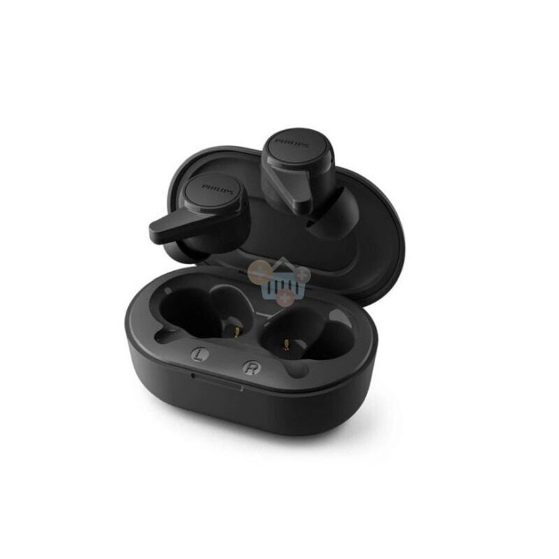 Belaidės ausinės Philips True Wireless Headphones TAT1207BK/00 juodos Belaidės ausinės Philips True Wireless Headphones TAT1207BK/00 juodos