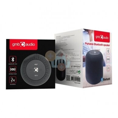 Bluetooth belaidė kolonėlė GEMBIRD SPK-BT-15-BK juoda 5 W 1 Bluetooth belaidė kolonėlė GEMBIRD SPK-BT-15-BK juoda 5 W 1