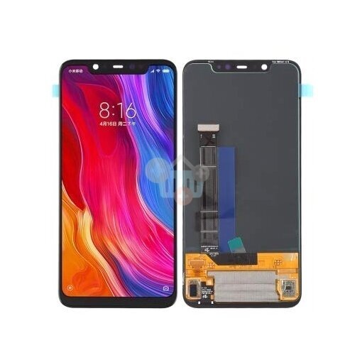 Ekranas Xiaomi Mi 8 (juodas) originalus +++ TOP Kokybė