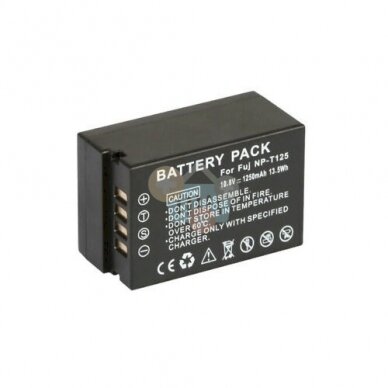 FUJIFILM NP-T125 baterija, 1250mAh FUJIFILM NP-T125 baterija, 1250mAh
