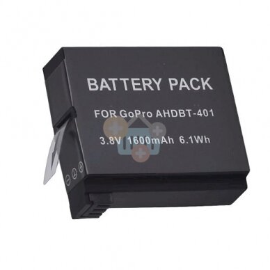 GoPro, baterija AHDBT-401 GoPro, baterija AHDBT-401
