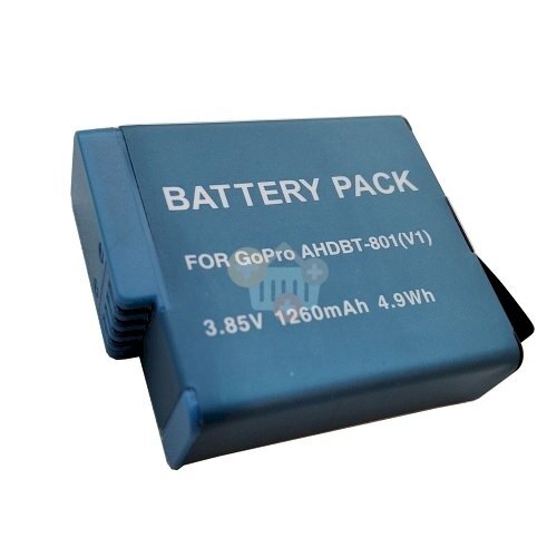 GOPRO AHDBT-801 baterija, 1220mAh GOPRO AHDBT-801 baterija, 1220mAh