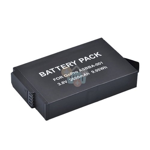 GOPRO ASBBA-001 baterija, 2620mAh GOPRO ASBBA-001 baterija, 2620mAh
