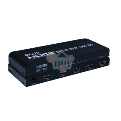 HDMI daliklis 1x4, 4K HDMI daliklis 1x4, 4K