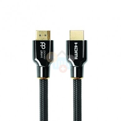 HDMI laidas HDMI-> HDMI, PREMIUM, 8K, UHD, 2.1 ver. (juodas, 2m.) +++ TOP Kokybė