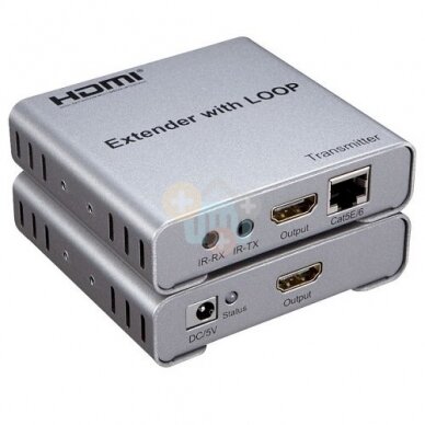 HDMI praplėtėjas (extender) iki 100m, 4K HDMI praplėtėjas (extender) iki 100m, 4K