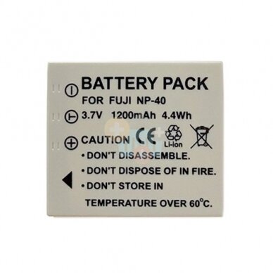 HONEYWELL HNP-40, FUJI NP-40 akumuliatorius, 1200mAh HONEYWELL HNP-40, FUJI NP-40 akumuliatorius, 1200mAh