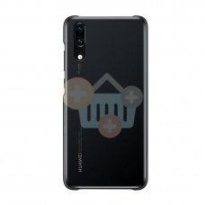 Huawei P20 originalus dėklas Color Case (juodas) +++ TOP Kokybė
