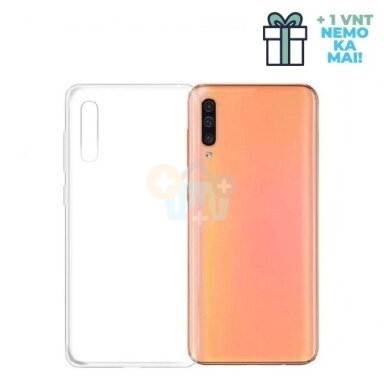 Samsung Galaxy A10 dėklas Just Must Nake (skaidrus) +++ TOP Balansas +1 vnt. NEMOKAMAI!