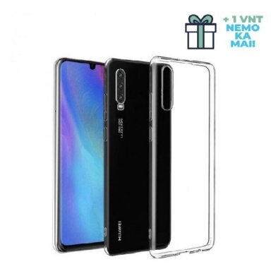 Huawei P30 dėklas Just Must Nake (skaidrus) +++ TOP Balansas +1 vnt. NEMOKAMAI!