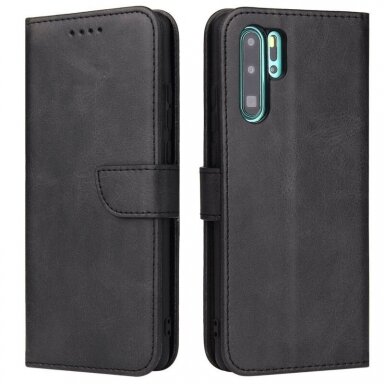 Huawei P30 Pro dėklas Magnet Case Elegant (juodas) +++ TOP Balansas